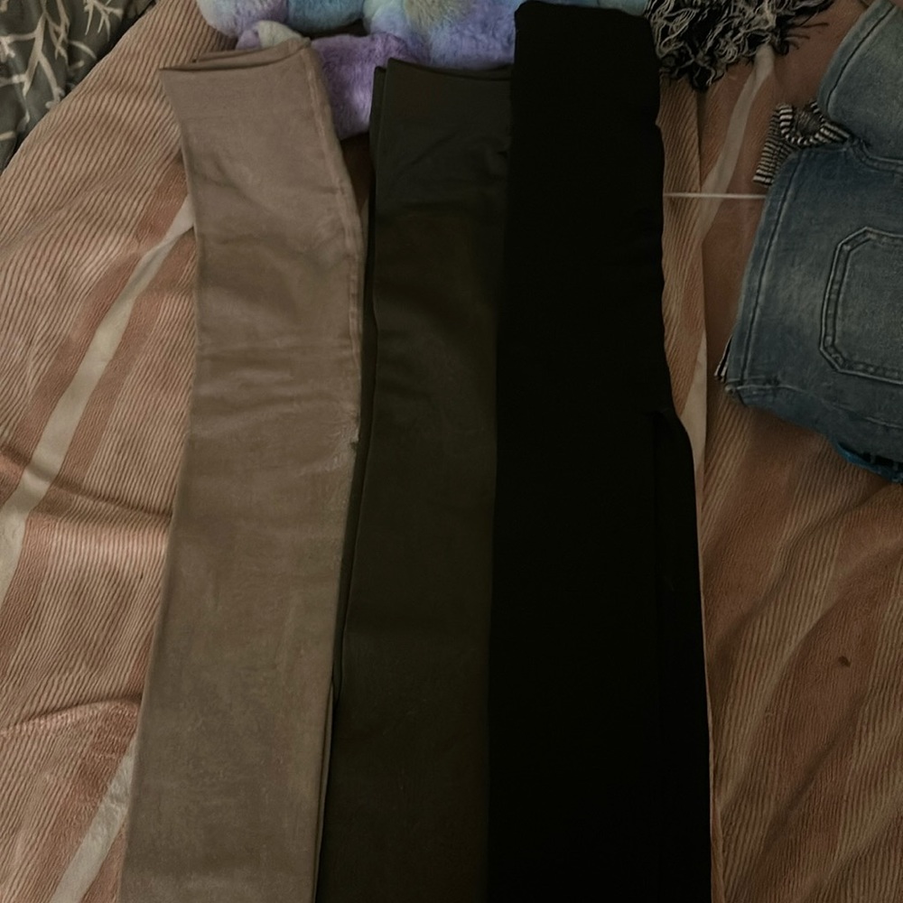 I don’t wear them there timberland leggings small/medium